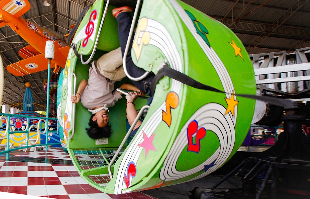 Disco turntable ride at Siam Amazing Park