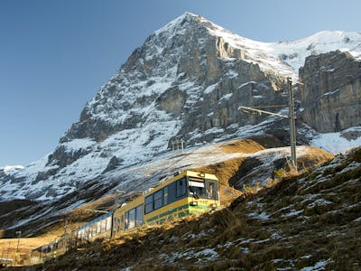 Snow Covered Eiger - Jungfraujoch