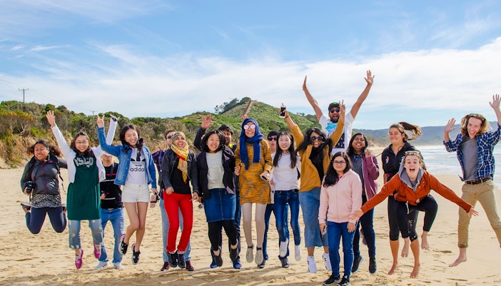 Bruny Island coastline view with lighthouse, part of Hobart full-day guided tour.