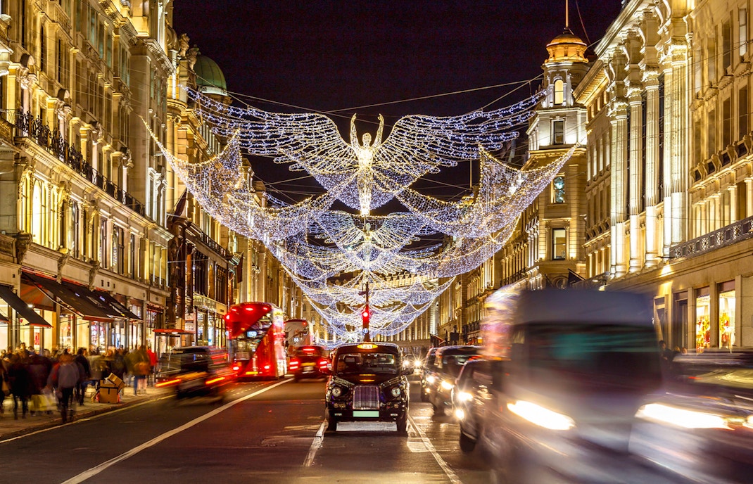 Christmas in London - Christmas Light Displays