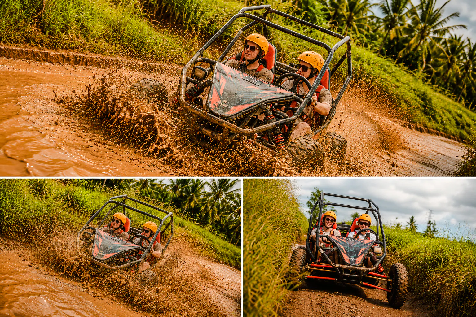 bali atv buggy, rafting or tubing with lunch and coffee farm visit-4