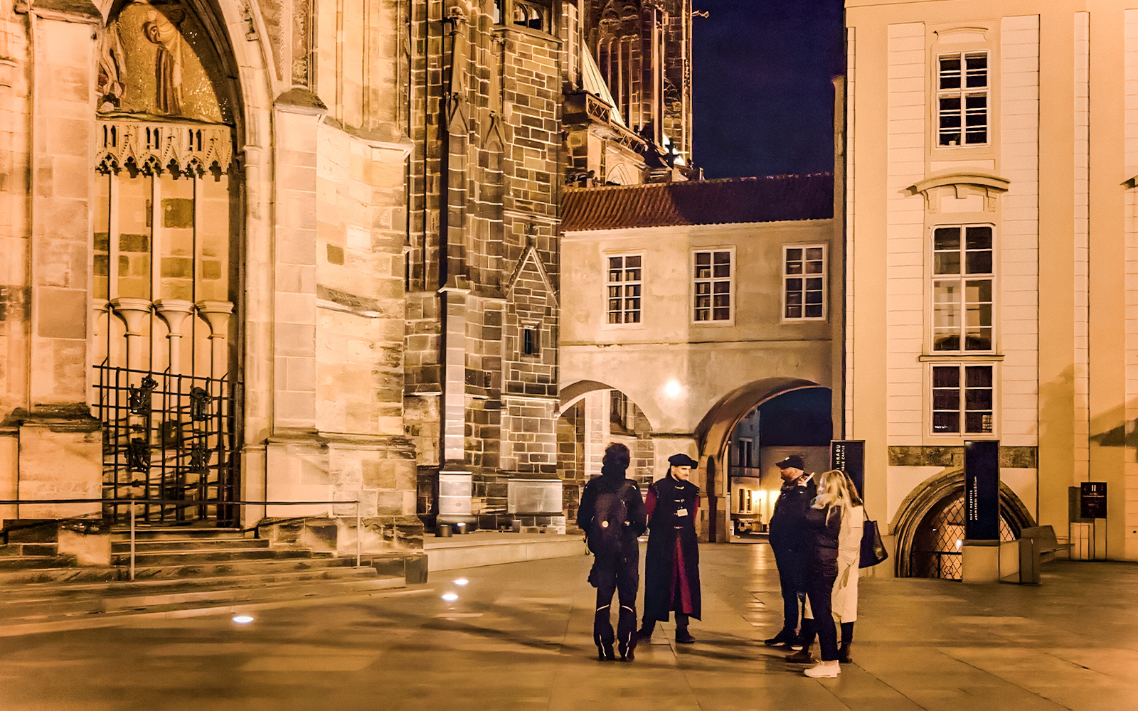 prague castle night tour with guide