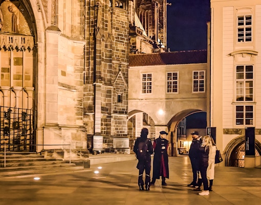 prague castle night tour with guide