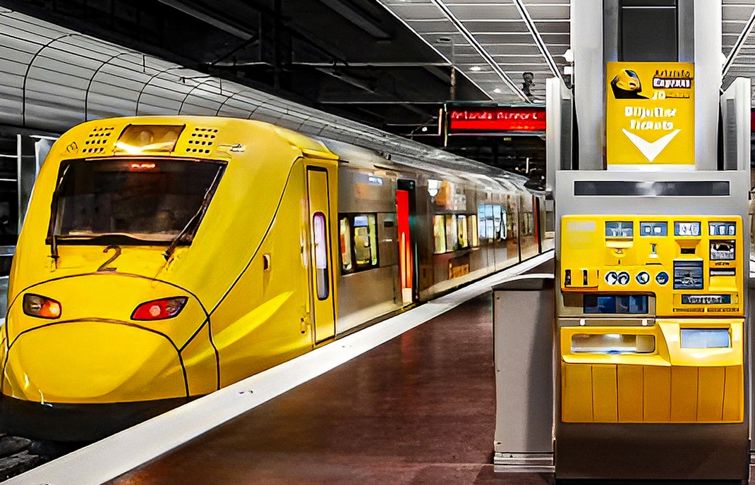 Arlanda express at the station