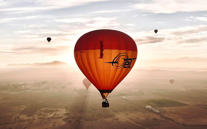 Marrakech Sunrise Hot Air Balloon Flight with Luxury Rooftop Breakfast