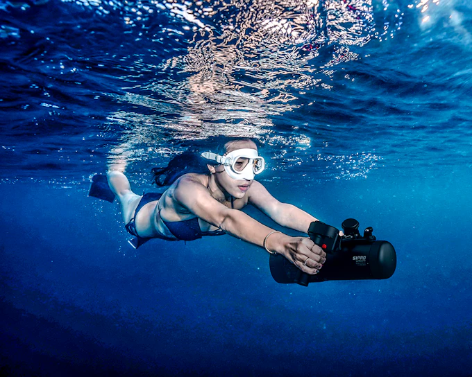 From Nice: Underwater Sea Scooter Snorkelling Tour