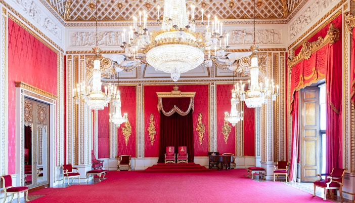 Throne Room in Buckingham Palace