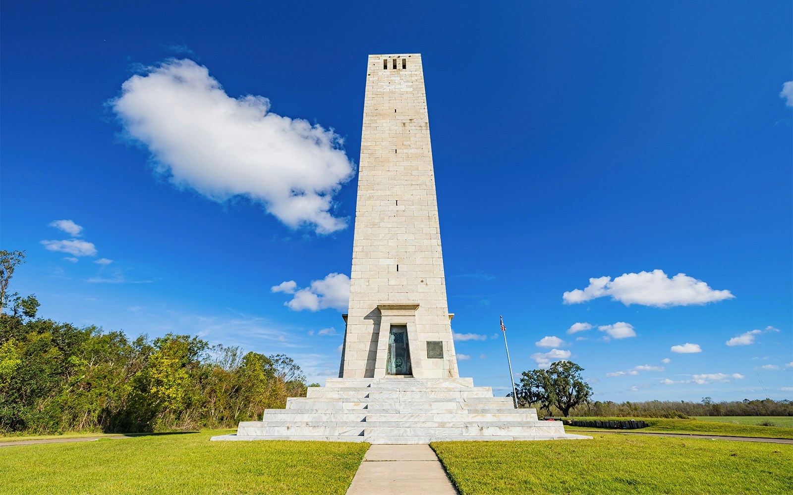 Landscape of Chalmette Battlefield, New Orleans