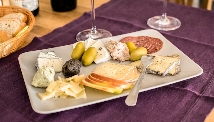 ocal cheese, truffle, and aged balsamic with wine