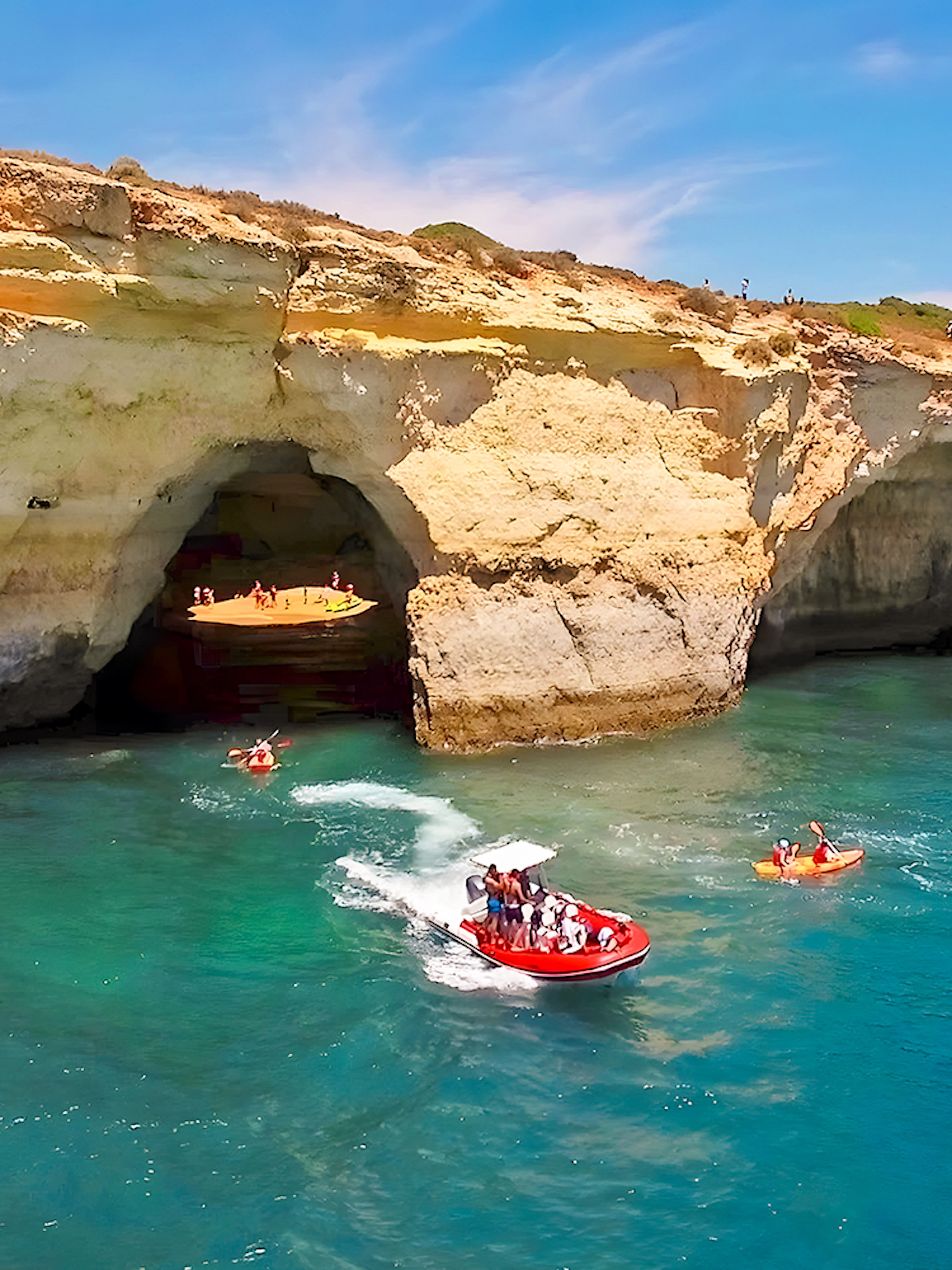 from portimão: benagil cave & marinha beach boat tour-1