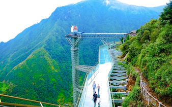 from sapa town: rong may glass bridge and silver waterfall tour-6