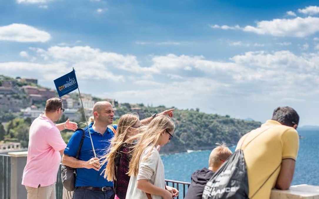 desde roma: excursión de un día a pompeya y sorrento con limoncello, en español-1