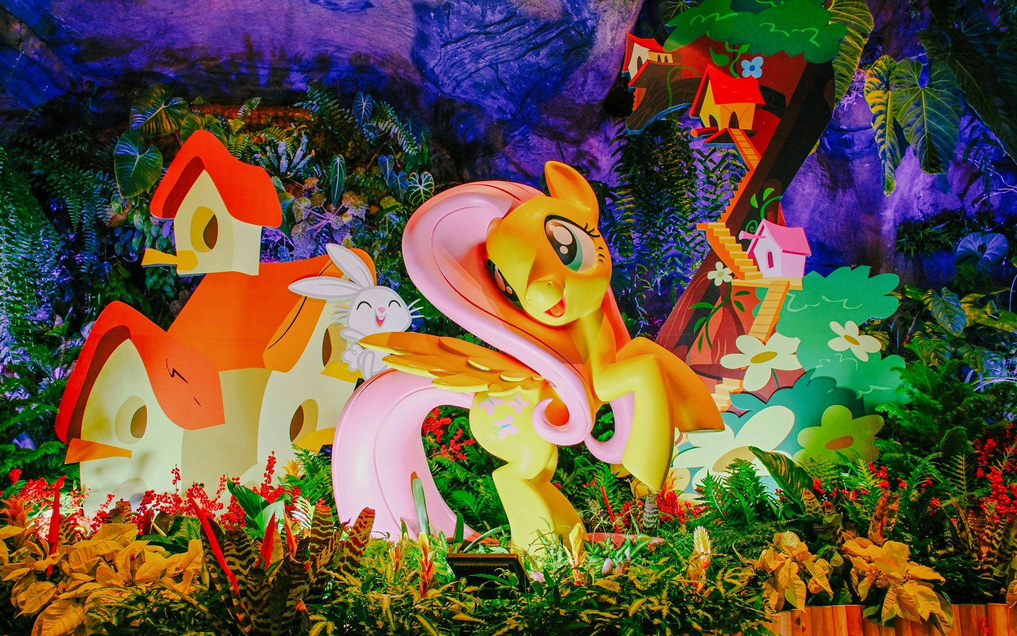My Little Pony display in Floral Fantasy at Gardens by the Bay, Singapore.
