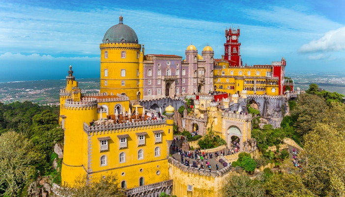 pena palace panoramic view