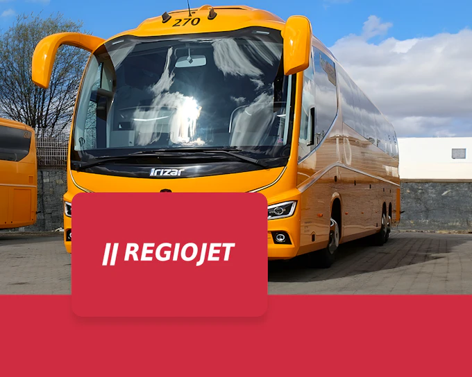Regio Jet One-way Bus Tickets: Prague Airport to/from Prague Central Bus Station