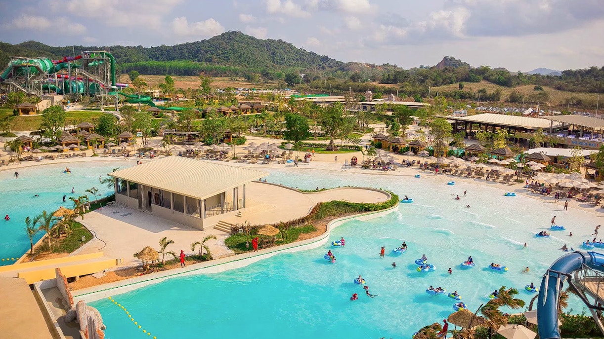 Aerial view of Ramayana Water Park