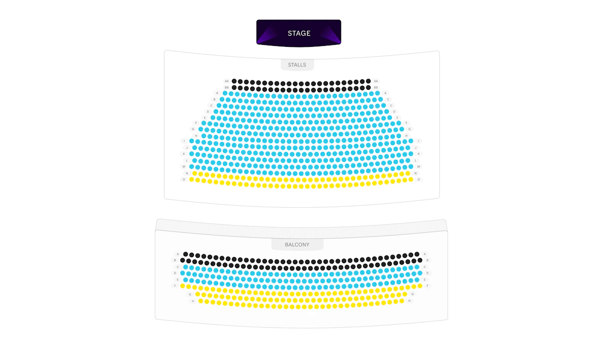 Playhouse QPAC seating plan