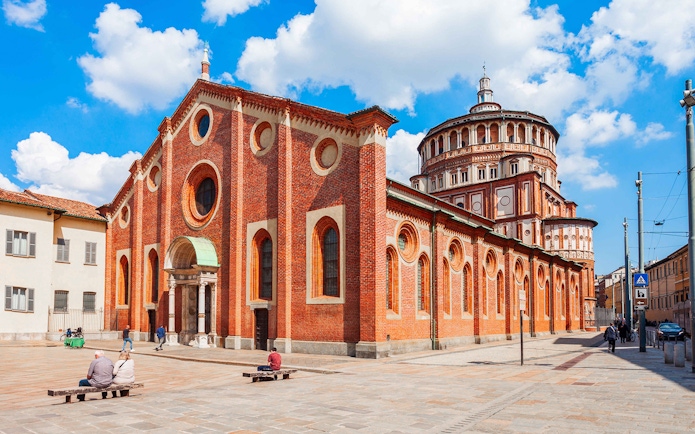 Santa Maria delle Grazie in Milan, site of The Last Supper painting.
