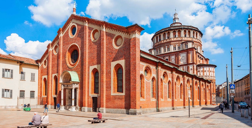 Santa Maria delle Grazie in Milan, site of The Last Supper painting.