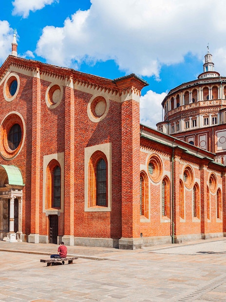 Santa Maria delle Grazie in Milan, site of The Last Supper painting.