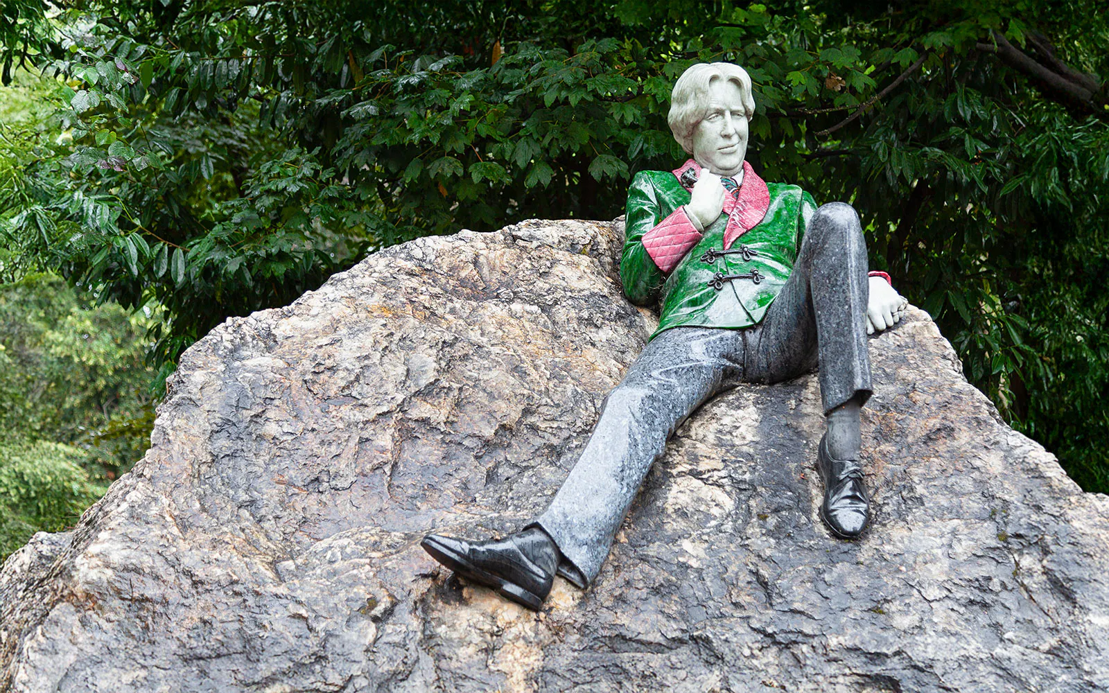Le monument à Oscar Wilde