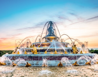 Fontana della residenza reale di Versailles