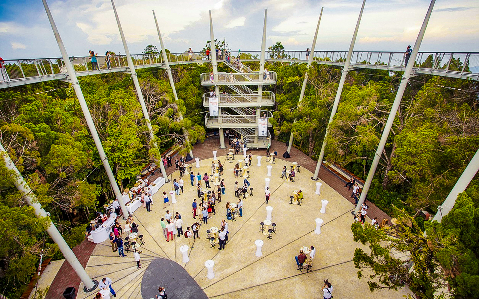 Guest exploring the lush greenery and diverse wildlife at Habitat Penang Hill, Malaysia