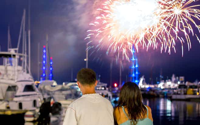 sydney new year fireworks - free vantage point