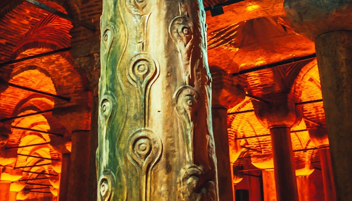 Weeping Column at the Basilica Cistern