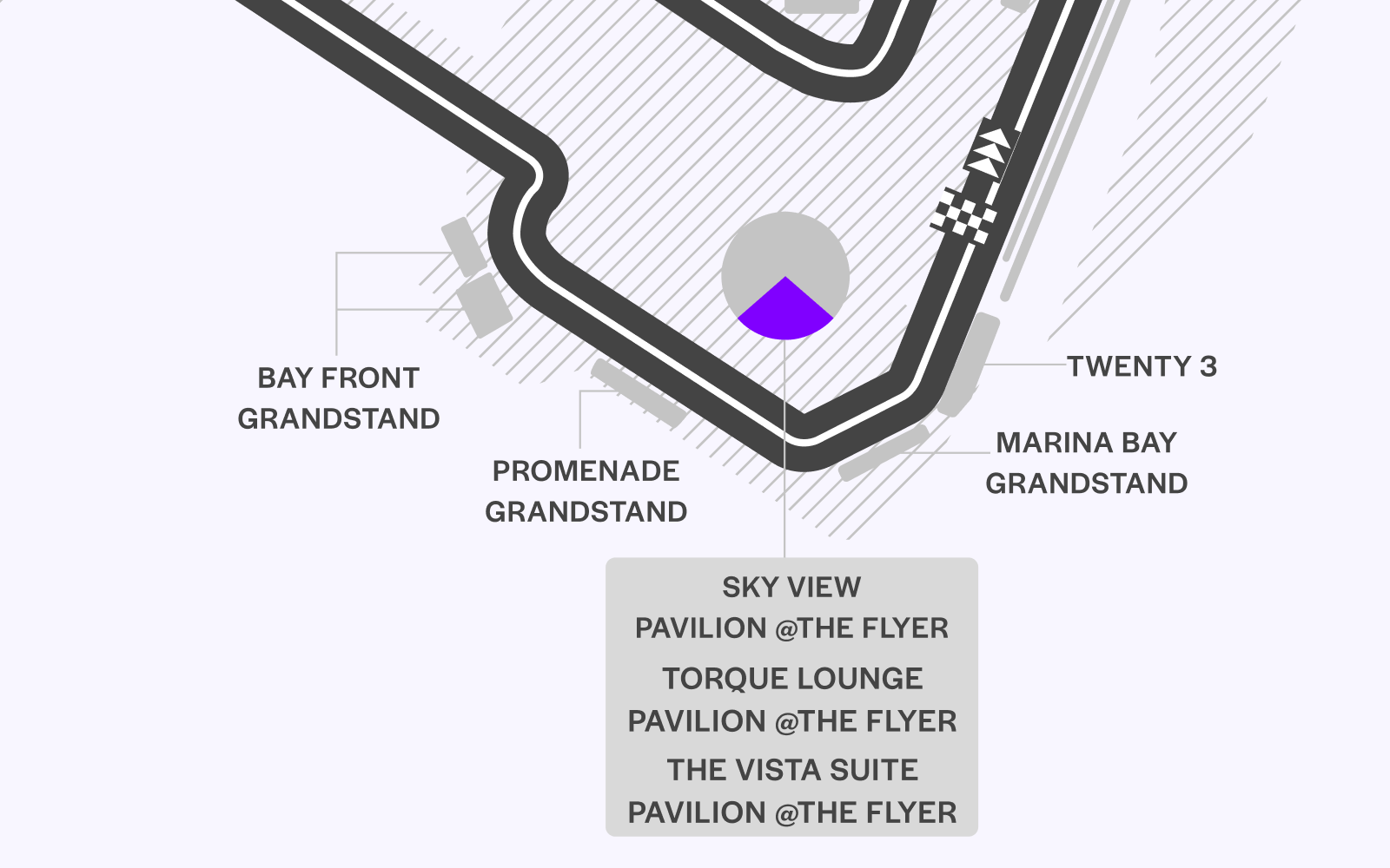 Singapore Grand prix grandstand tickets