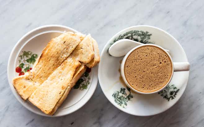 Singapore in february - Kaya toast