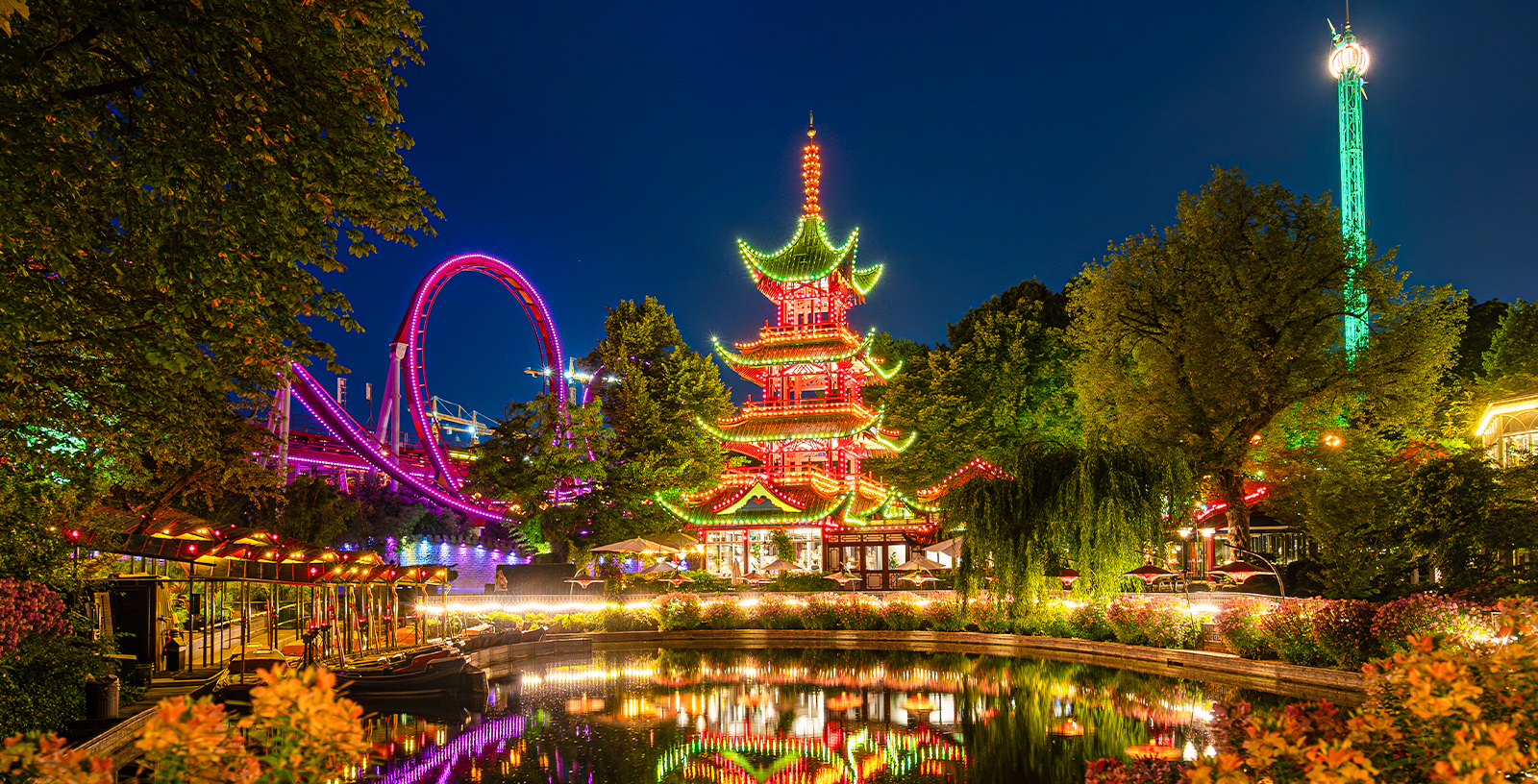 Tivoli garden theme park, Copenhangen