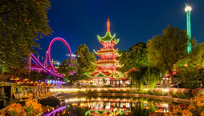 Tivoli garden theme park, Copenhangen
