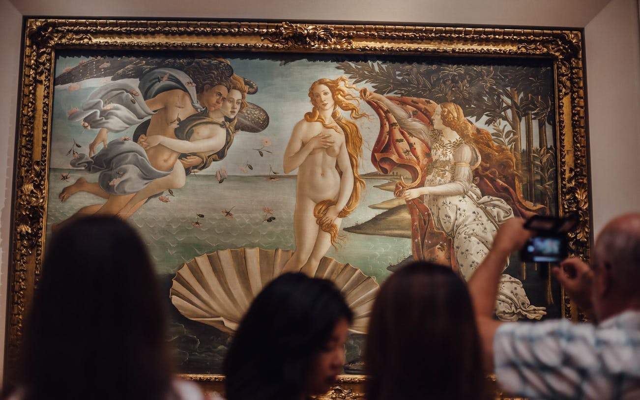 tour privado en la galería uffizi-3