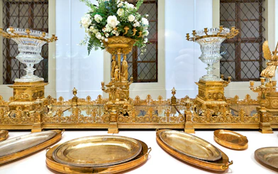 Milan Centrepiece from the Imperial Silver Collection at Hofburg Palace, Vienna.