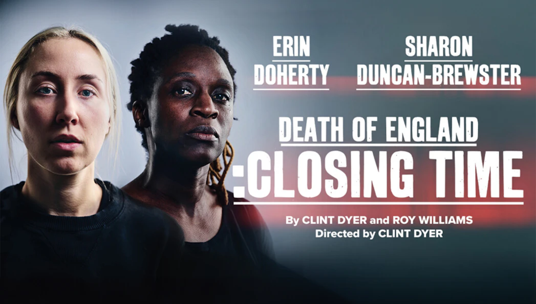 Death of England: Closing Time promotional poster with two actors.