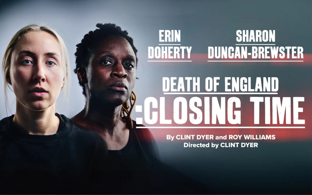 Death of England: Closing Time promotional poster with two actors.