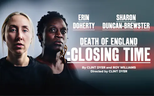 Death of England: Closing Time promotional poster with two actors.