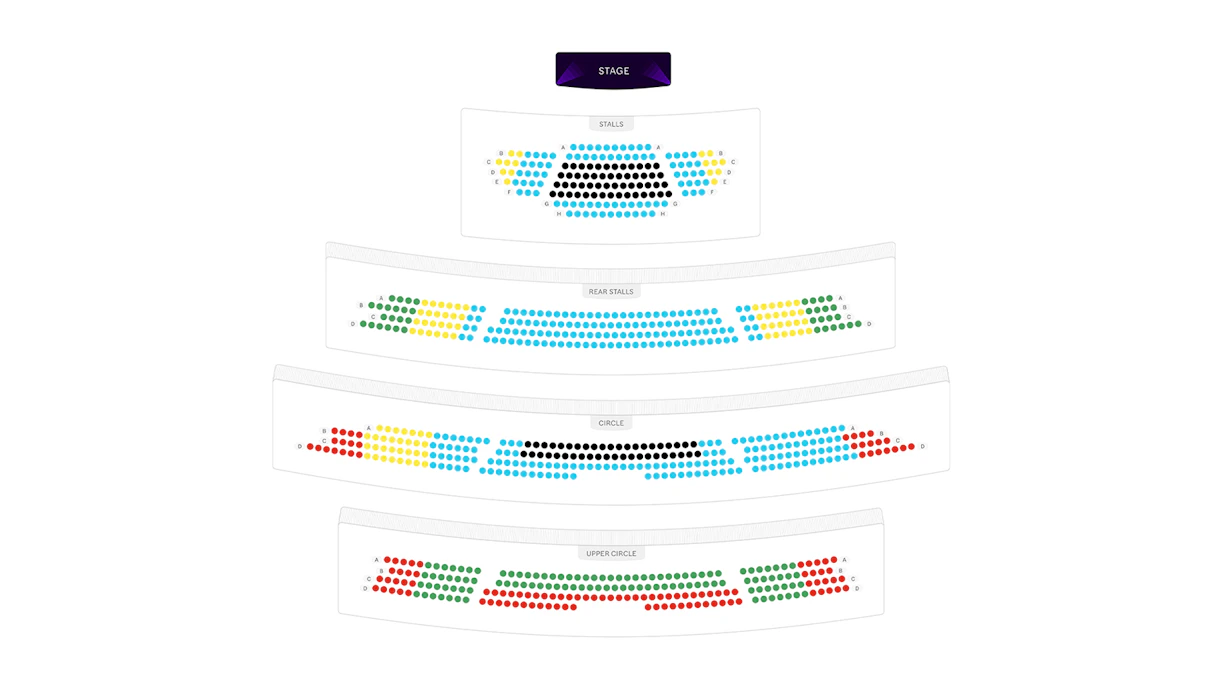 rose theatre seat map