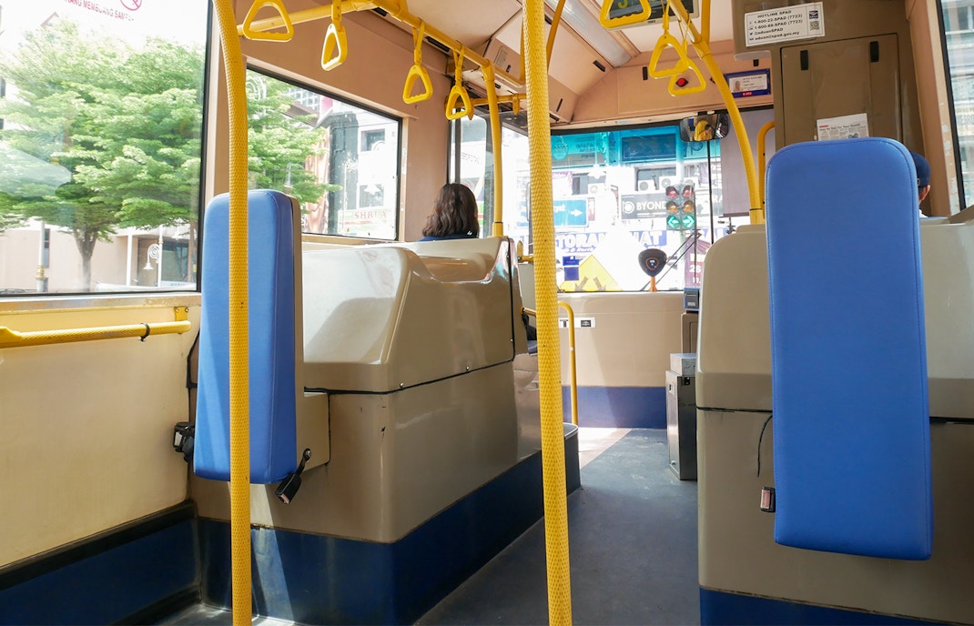 Bus transportation to Gamuda Cove, Malaysia.