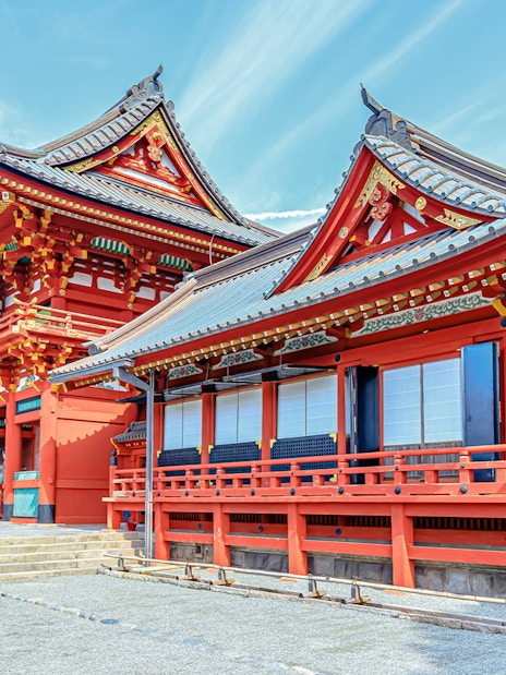 Kamakura Tsurugaoka Hachimangu Shrine on 1-Day Guided Tour.