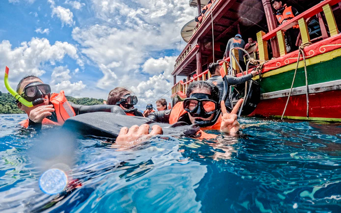 Koh Chang 3 or 4-Island Big Boat Snorkeling Tour with Lunch