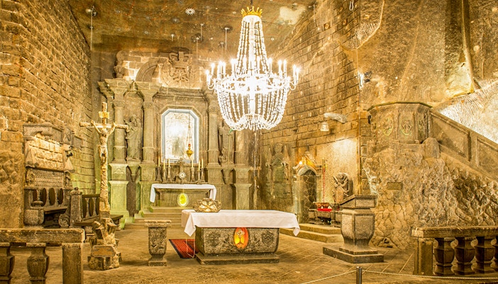 Mine de sel de Wieliczka, chapelle Sainte-Kinga