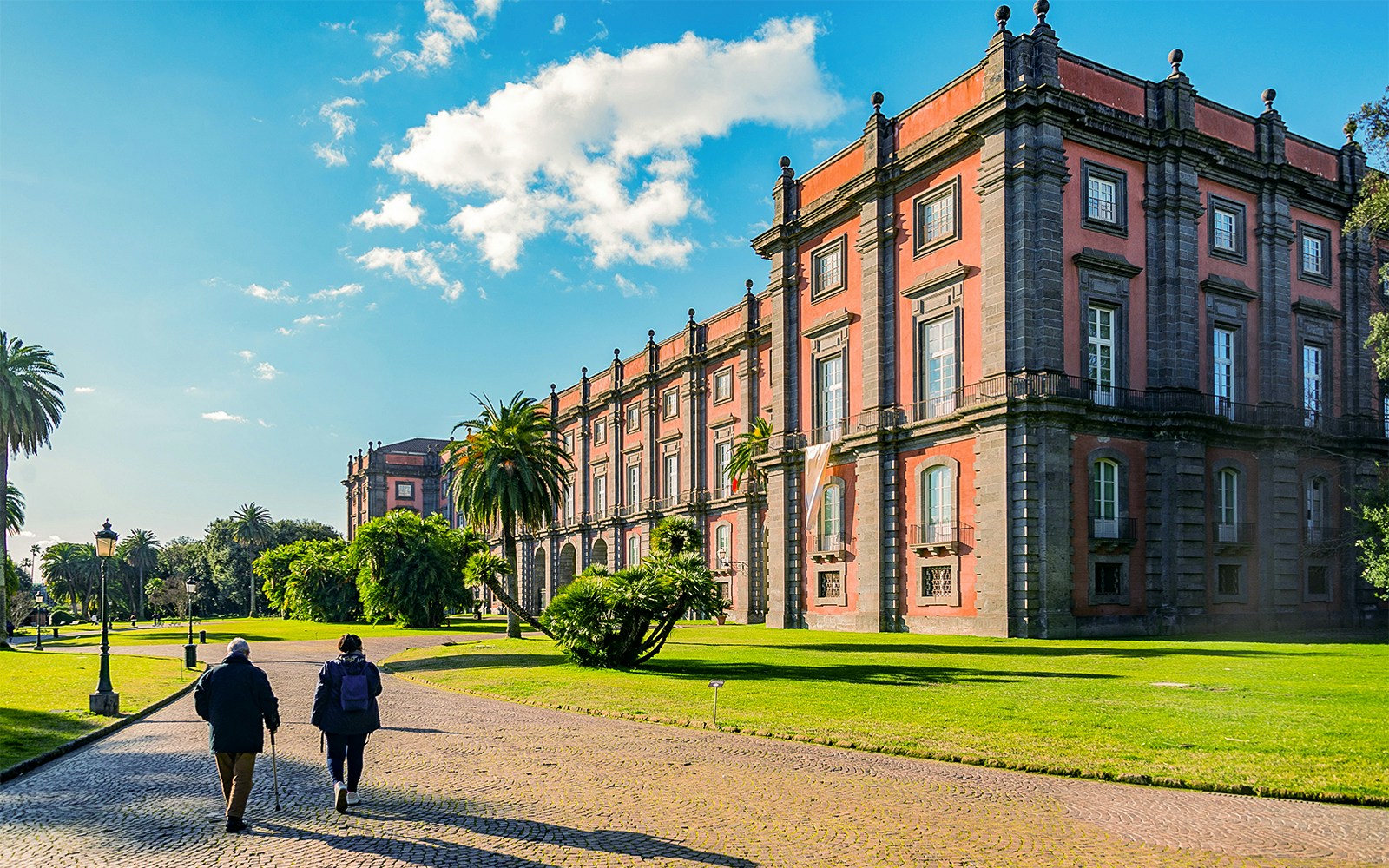 Palace of Capodimonte during evening