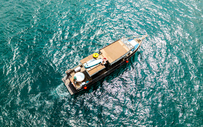 Phuket Private Longtail Boat Charter with Jacuzzi to Coral Island Banana Beach and Promthep Cape