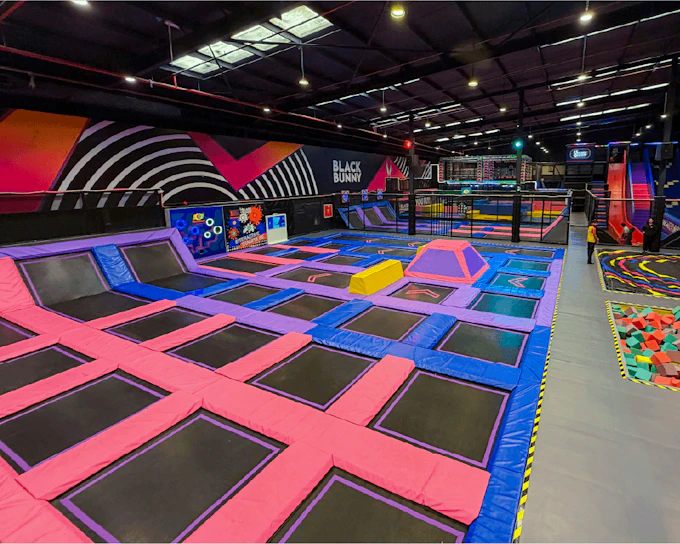 Black Bunny Dubai Combo Tickets: Trampoline Park, Soft Play & Go-Kart