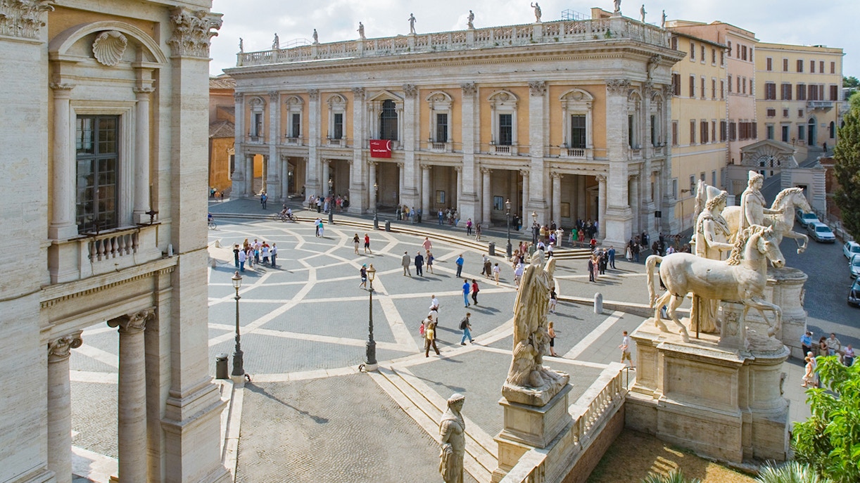 Capitoline Museums in Campidoglio Square, Rome.