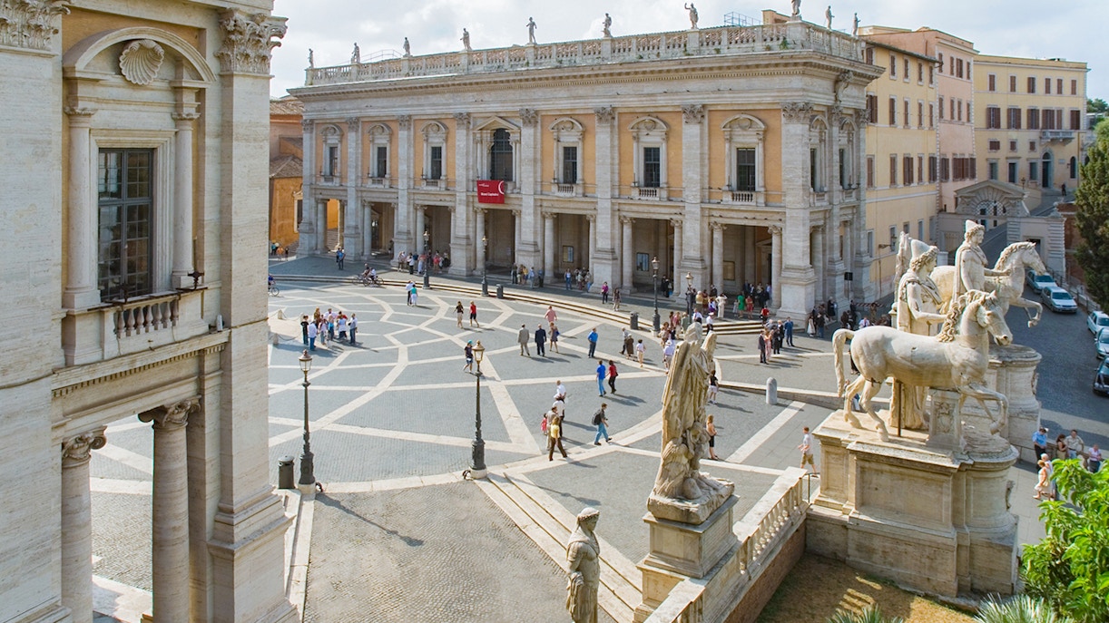 Capitoline Museums in Campidoglio Square, Rome.