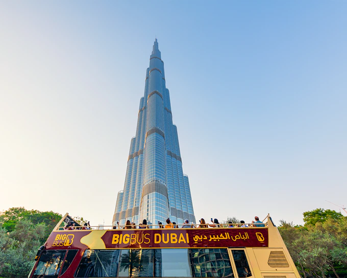 Big Bus: Dubai Hop-on Hop-off Bus Tour with Optional Dhow Creek Cruise