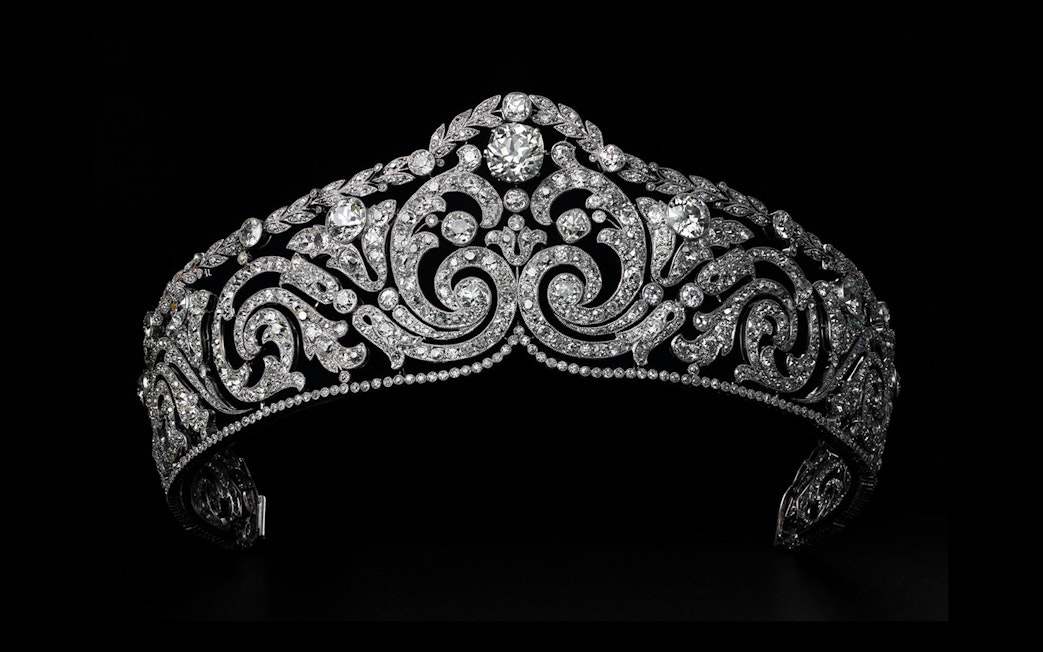 Diamond tiara from Cartier Exhibition at National Gallery of Victoria, Melbourne.